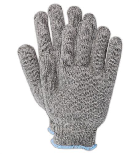 gray cotton gloves